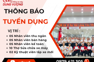 THÔNG BÁO TUYỂN DỤNG